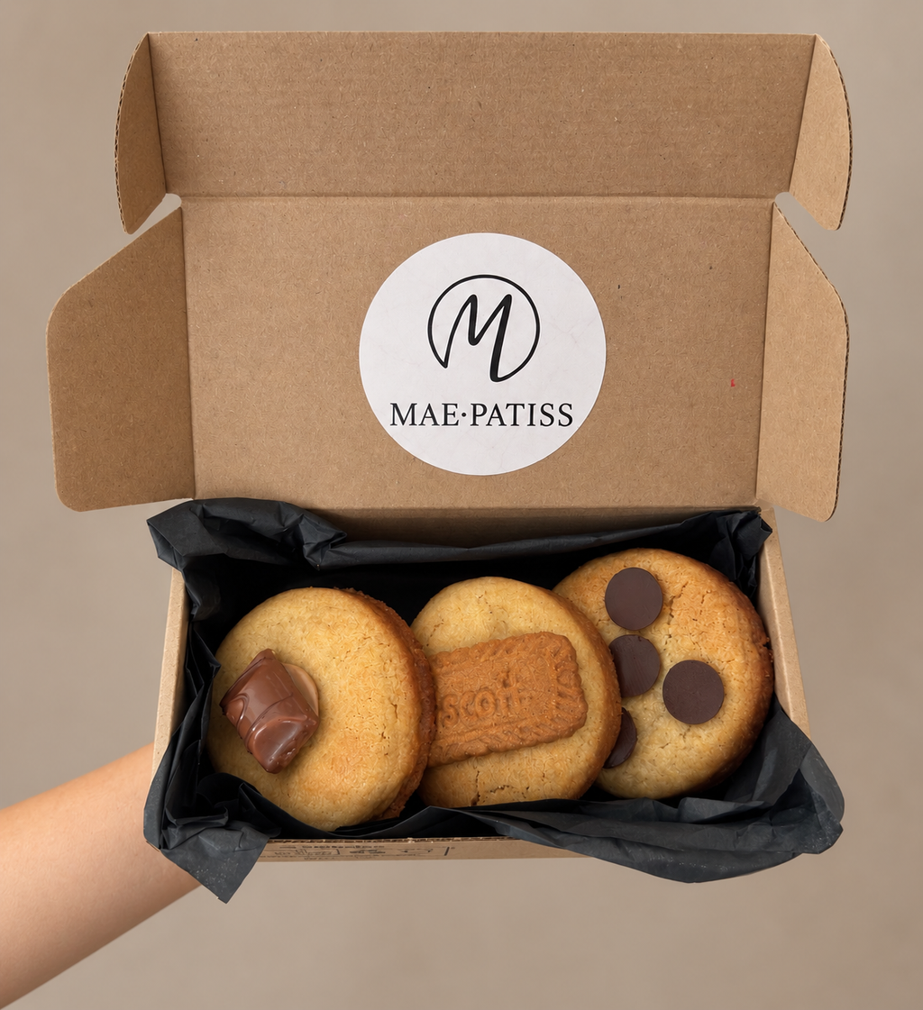 Box de 3 cookies à composer - Saveurs aux choix